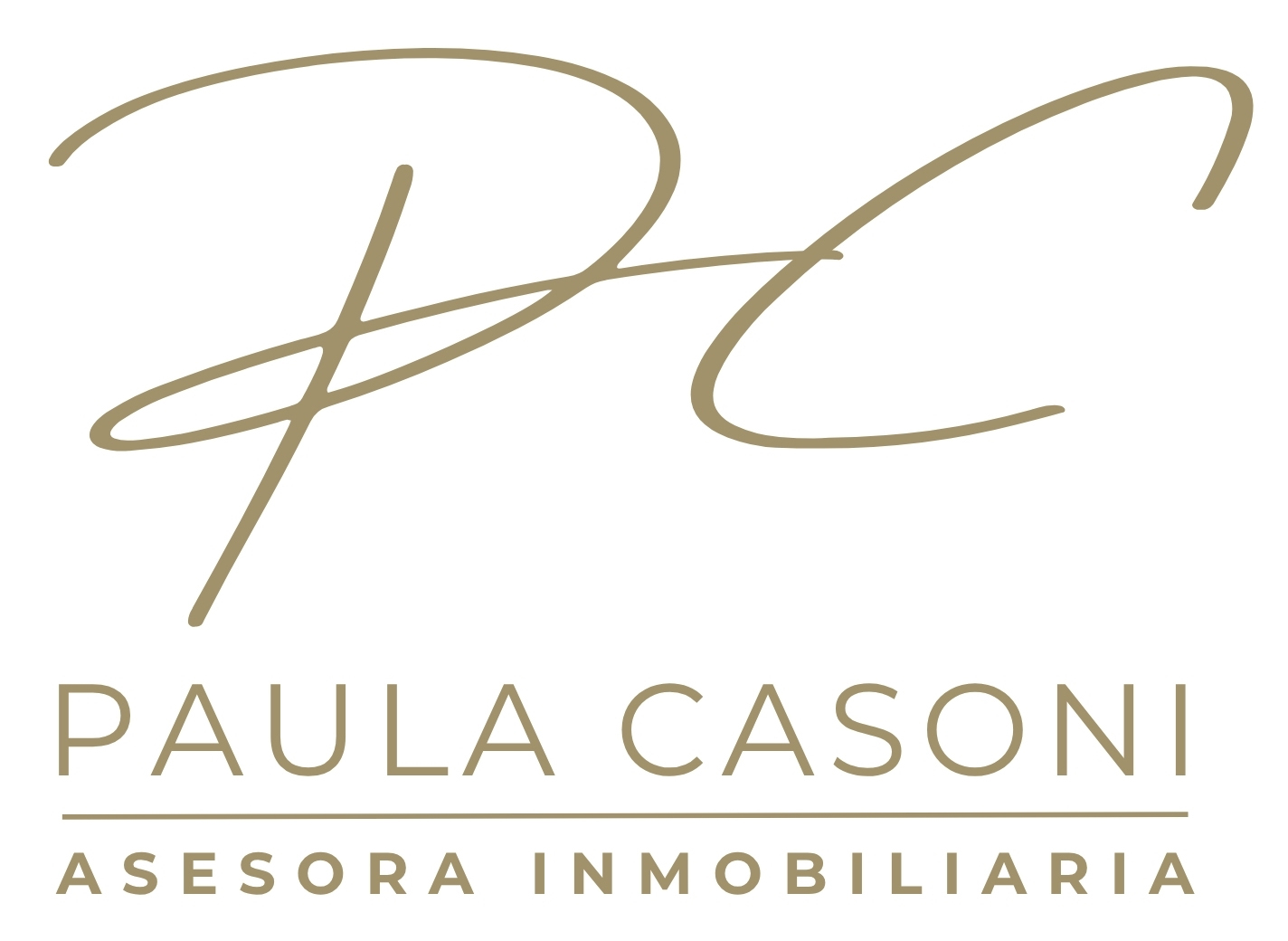 logo PAULA CASONI asesora inmobiliaria